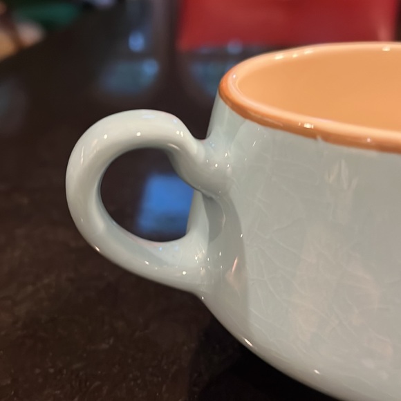 Vintage Soft Blue Creamer. Beautiful. - Picture 4 of 7